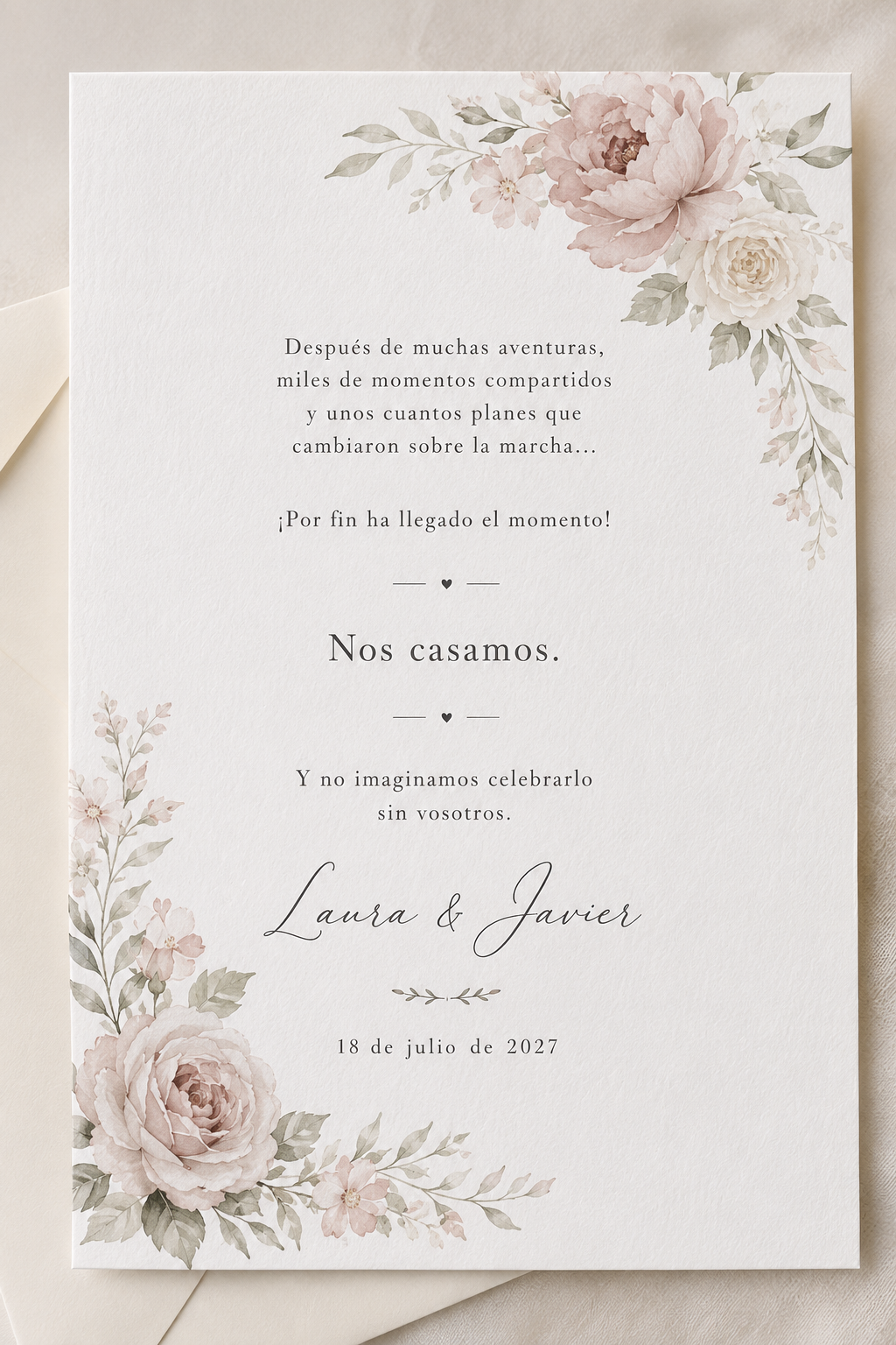 Texto moderno y cercano